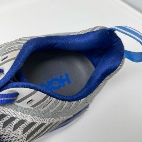 HOKA  One One Bondi 6 Mens Size 11.5 Blue Gray Sneakers  Running scratched main image 4